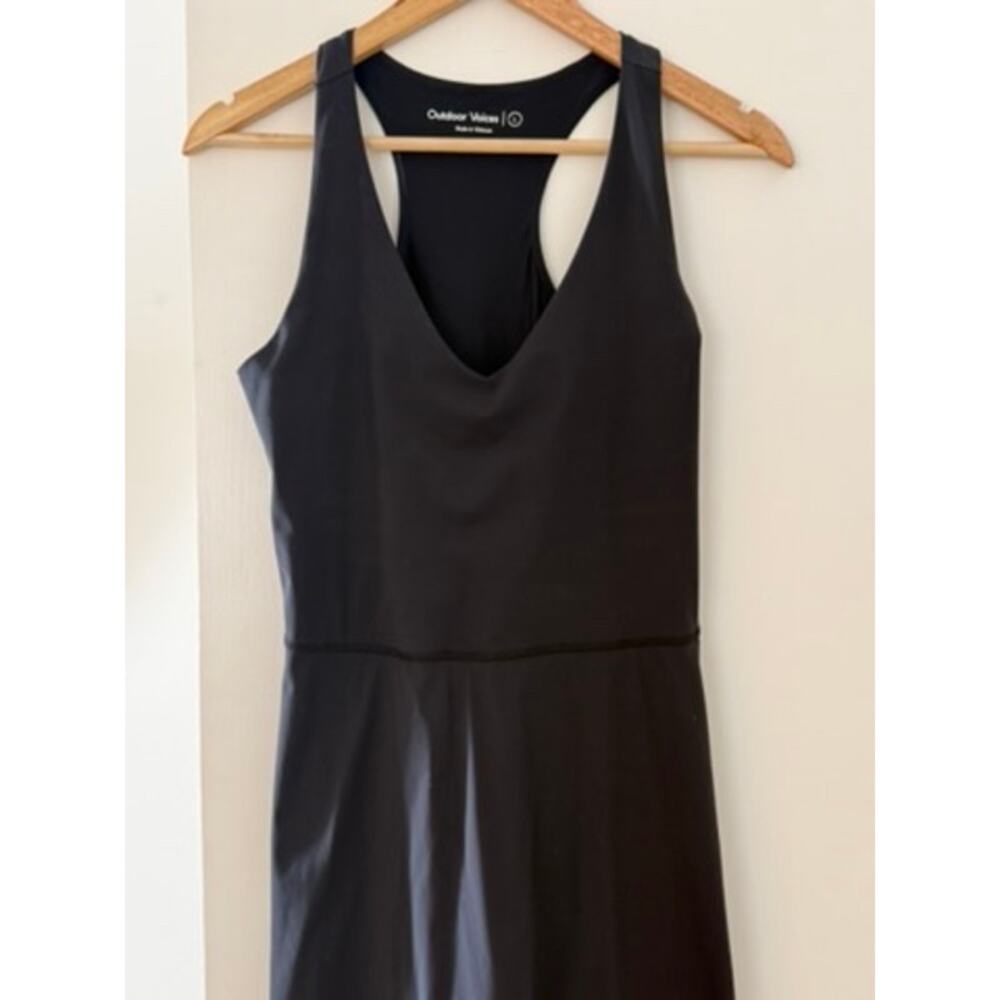 Outdoor Voices Black Exercise Dress Built In Shorts Activewear‎ Mini Dress ✨